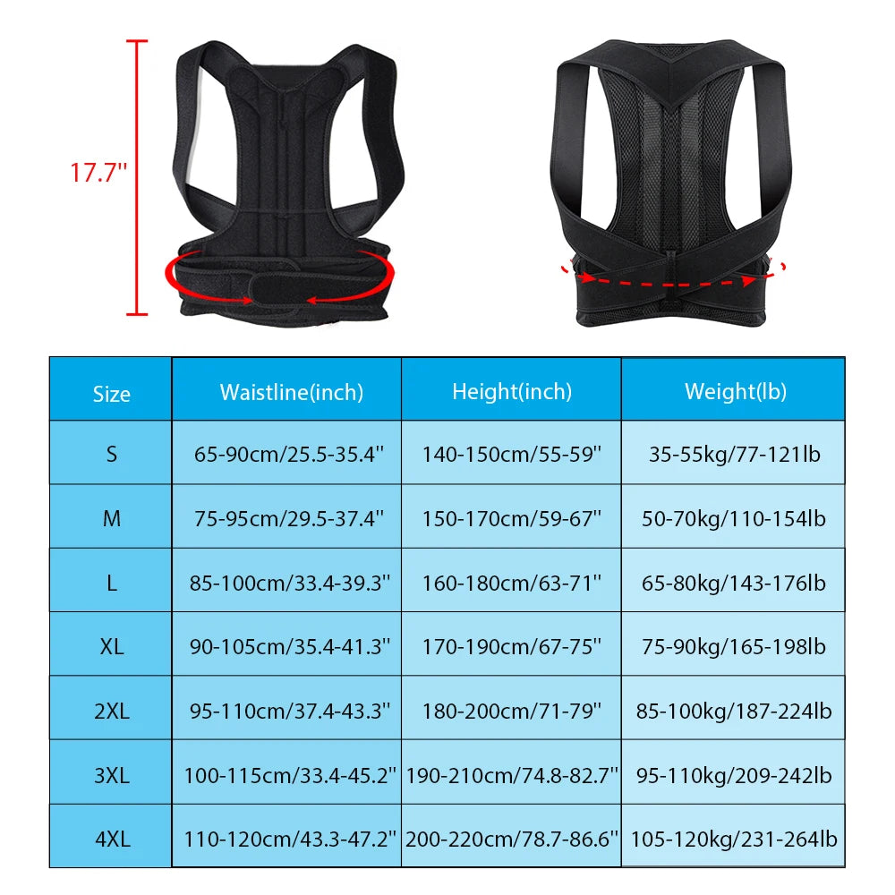 Back Brace Posture Corrector