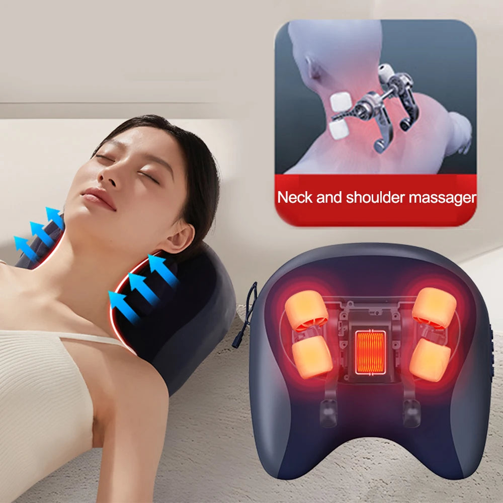 6D Electric Neck Massager Pillow