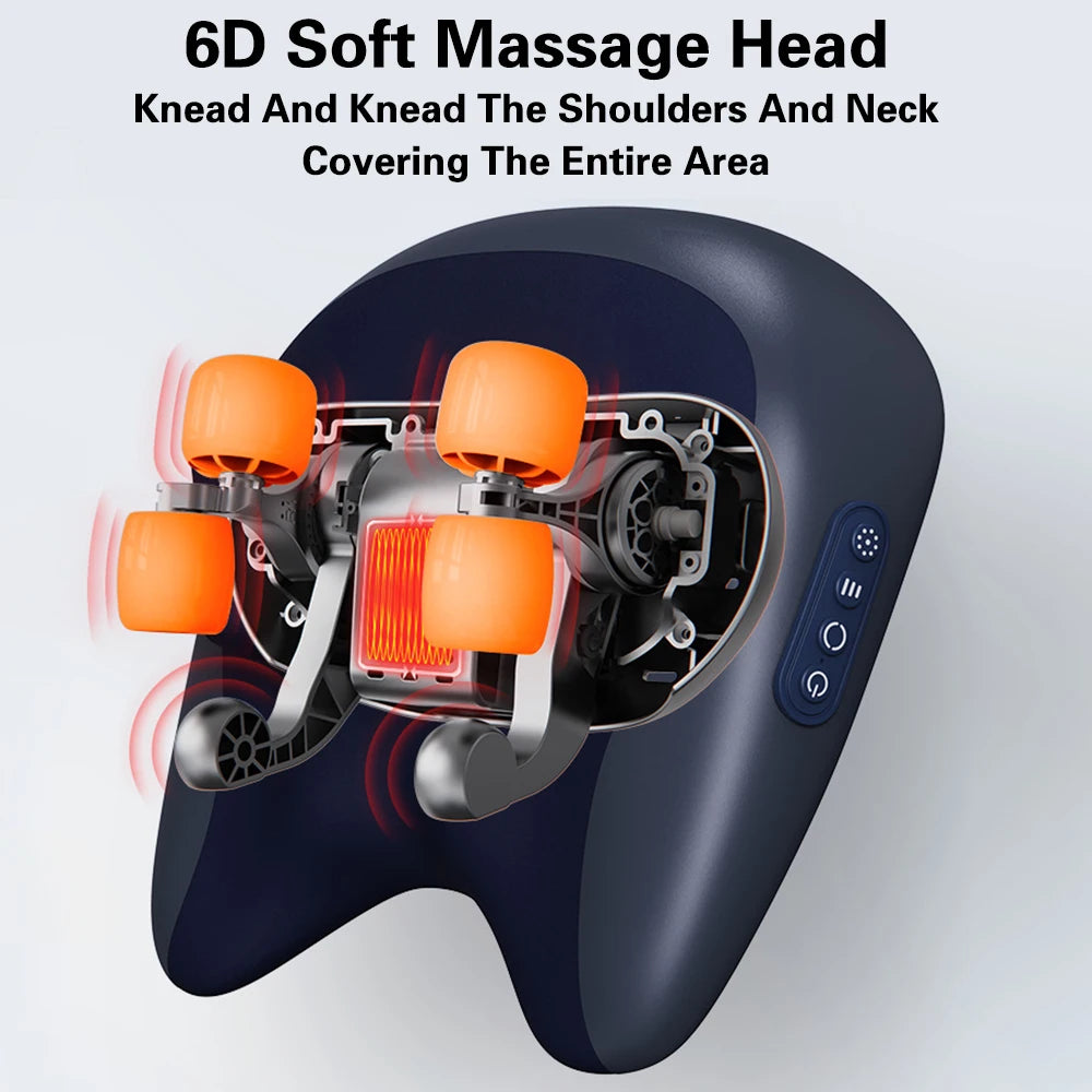 6D Electric Neck Massager Pillow